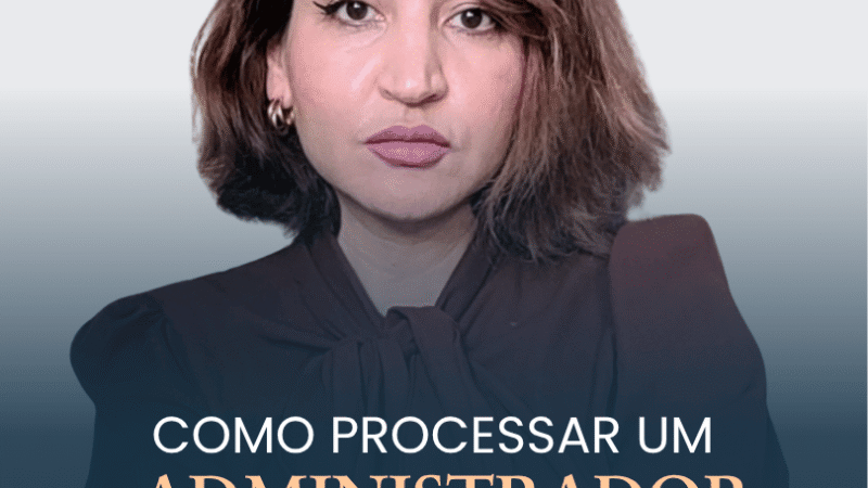 Como processar o administrador da empresa